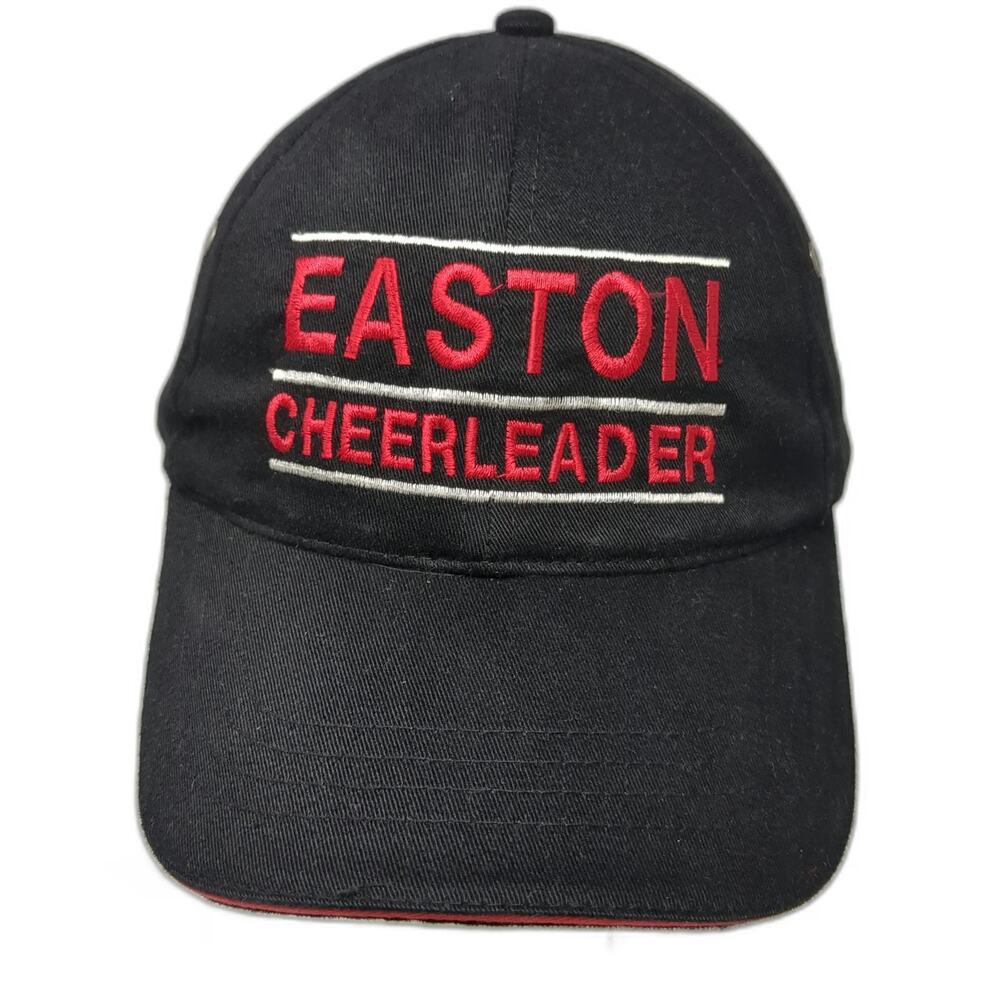 HeadShot Baseball Cap Black One Size Slideback Easton Cheerleader Red White Hat